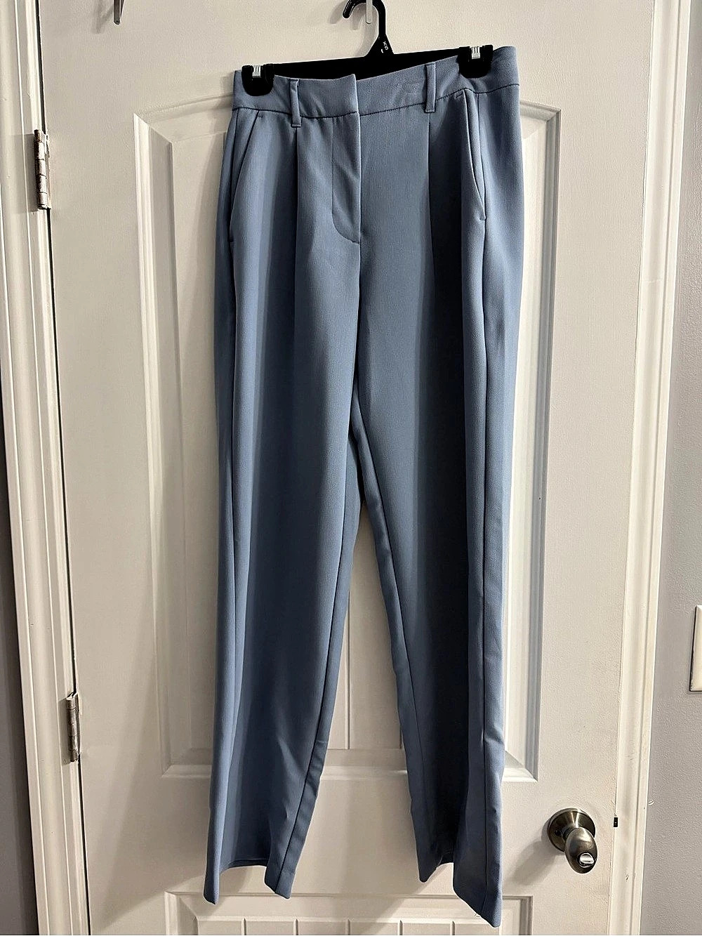 Old Navy Extra High-Waisted Taylor Wide-Leg Trouser Pants Trousers Blue XS
